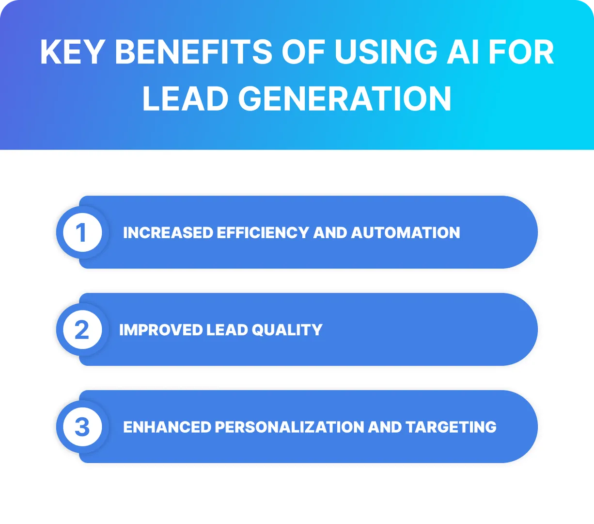 Key Benefits of Using AI for Lead Generation