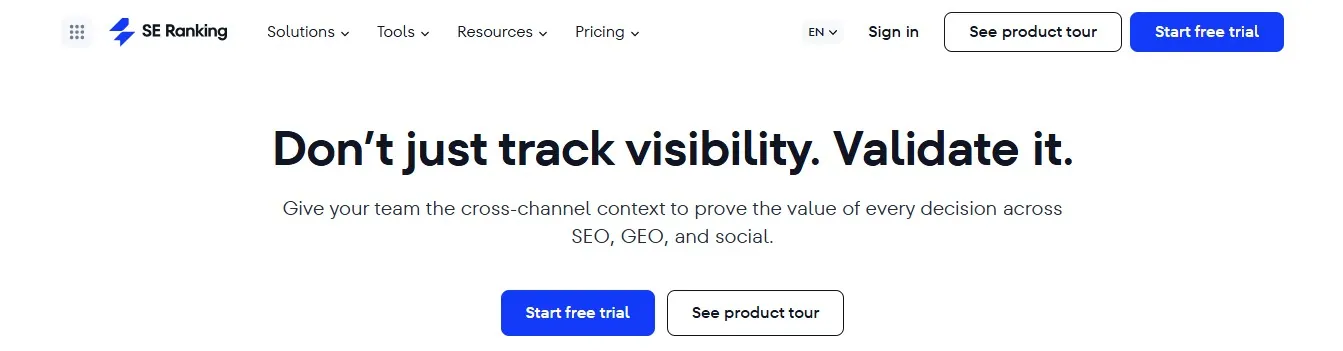 SE ranking paid tool similar to semrush