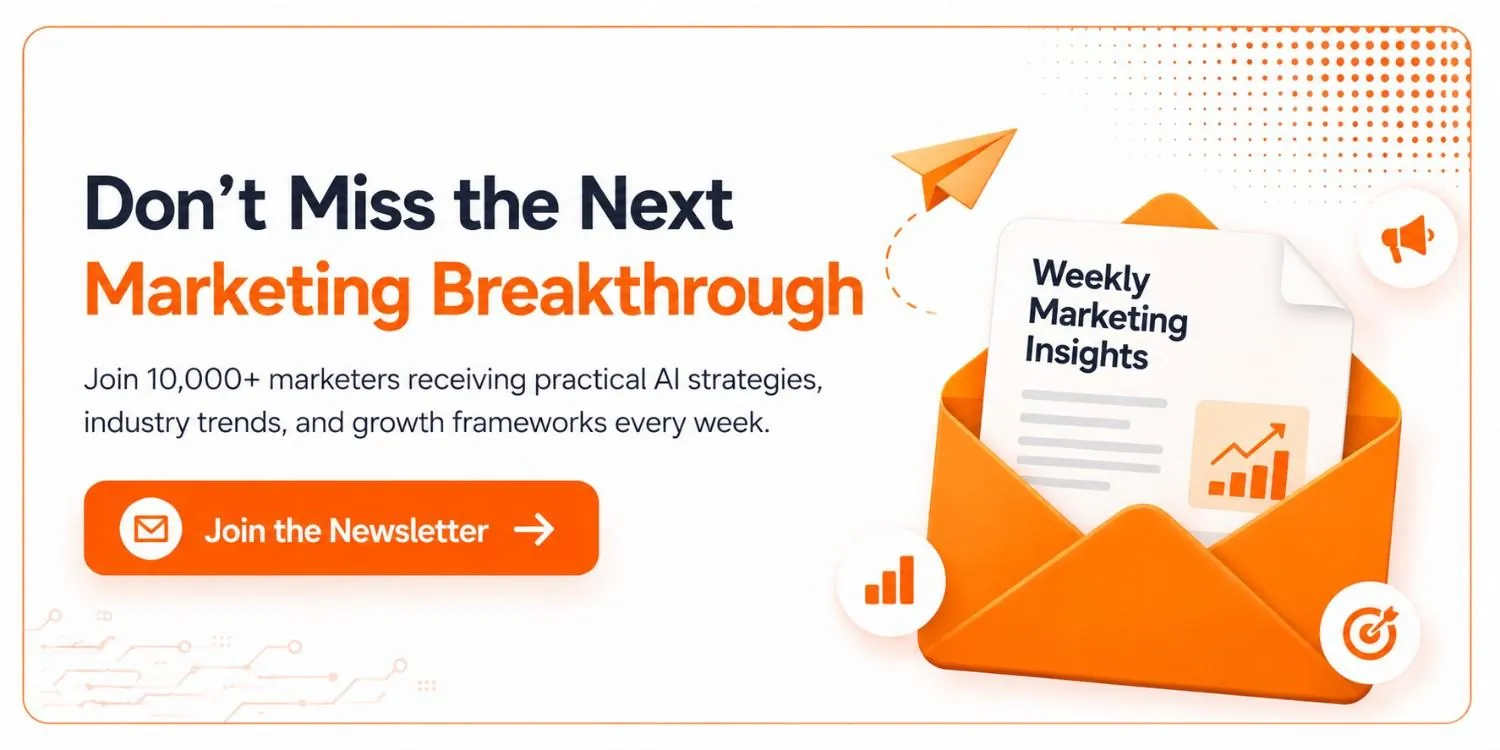 subscribe our newsletter cta - marketricka